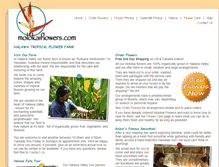 Tablet Screenshot of molokaiflowers.com